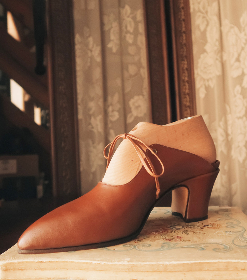 Cotton Shoelaces - Short Brown Cotton Shoelaces - Short Brown