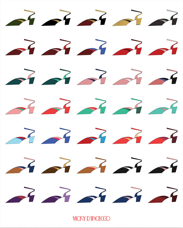 Art Deco Shoes Poster